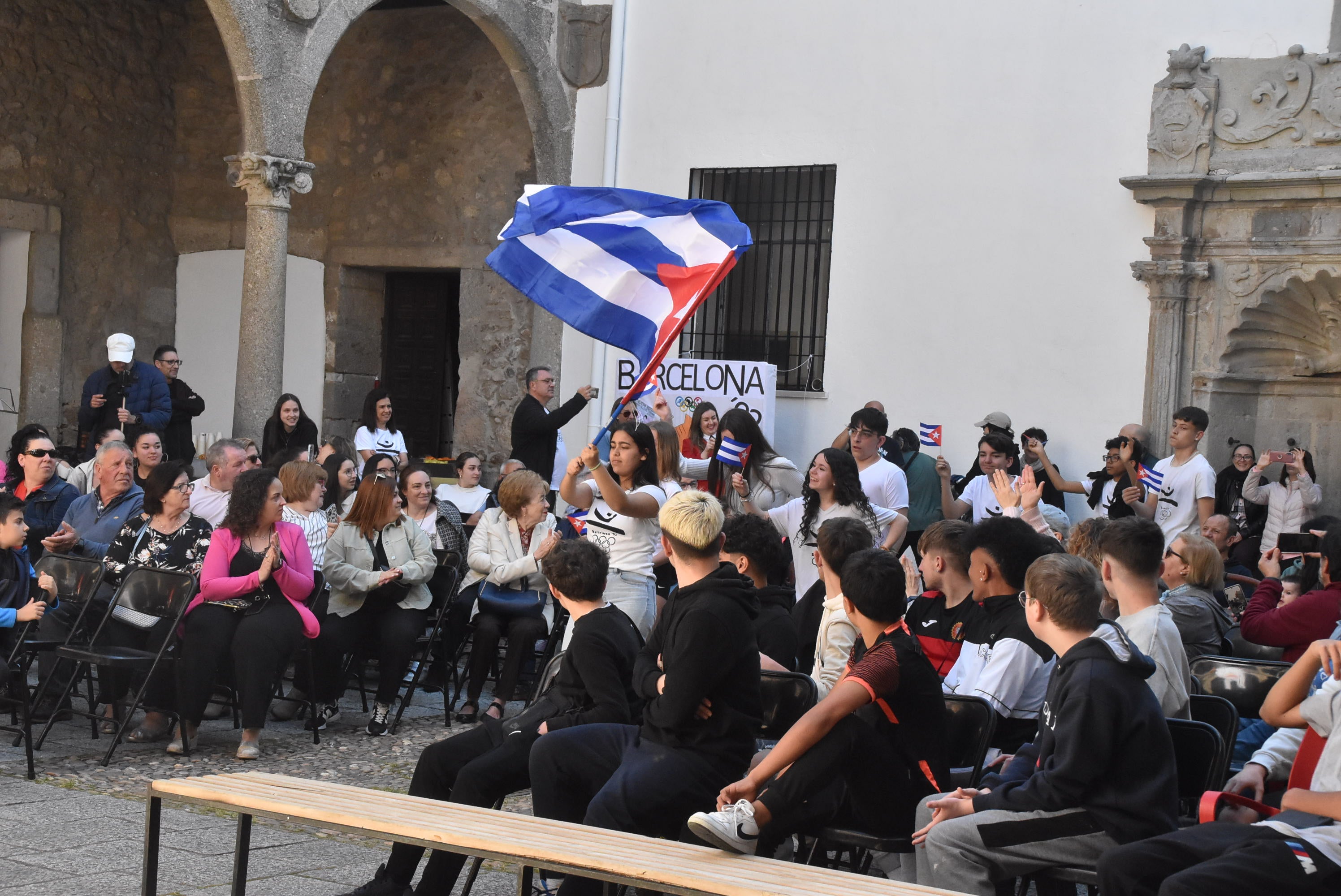 Recreación de las Olimpiadas en el instituto Ramón Olleros de Béjar