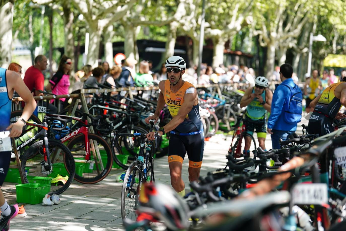 Nicolás Regidor y Marina Muñoz vencen en el Duatlón Sprint Grupo Andrés