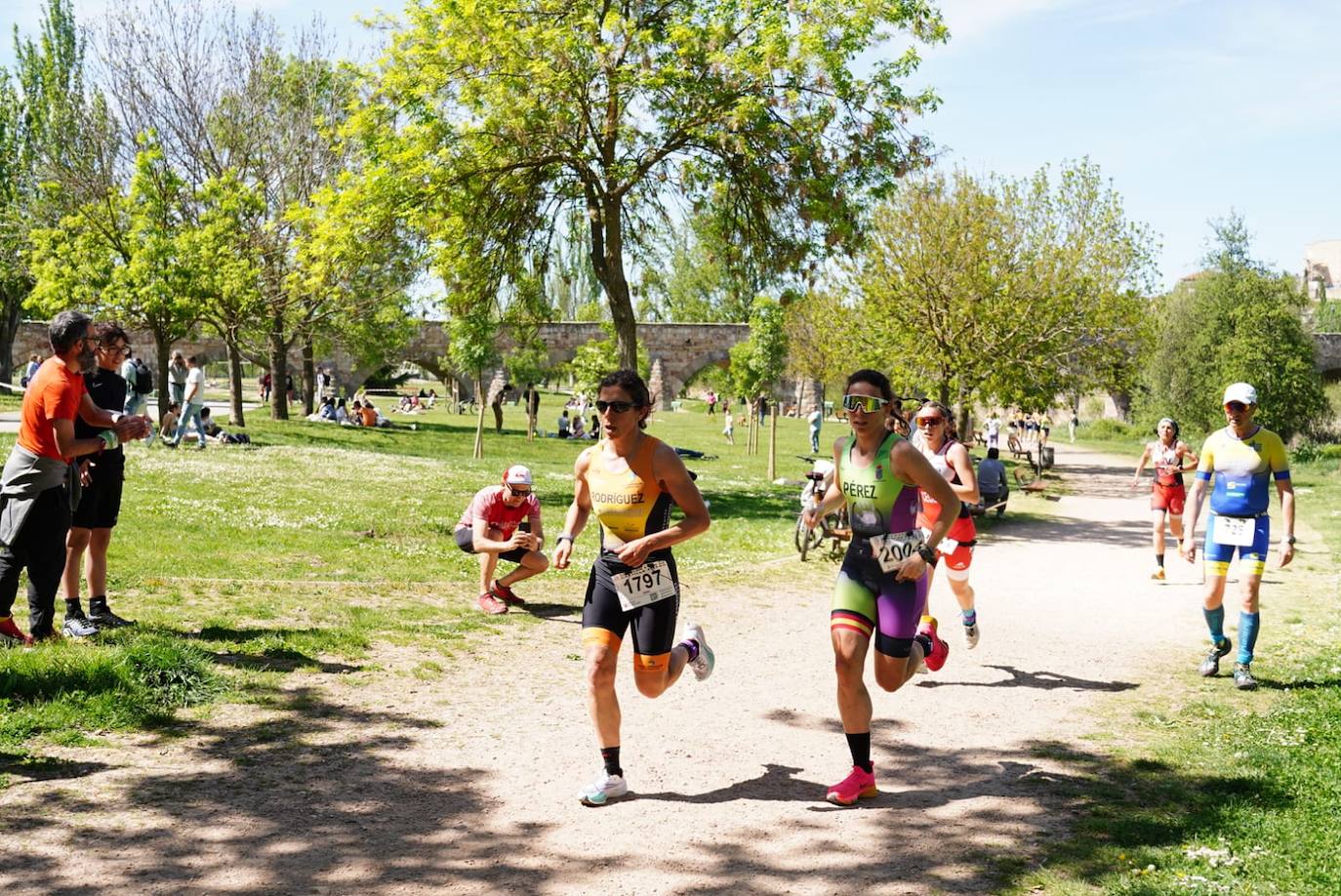 Nicolás Regidor y Marina Muñoz vencen en el Duatlón Sprint Grupo Andrés