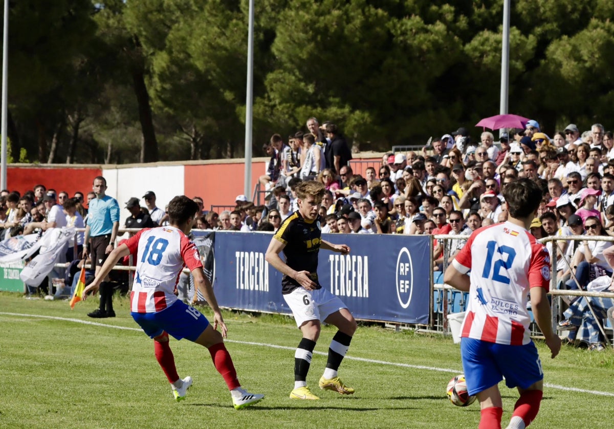 Carlos Cristeto durante el choque de este domingo en Las Salinas.