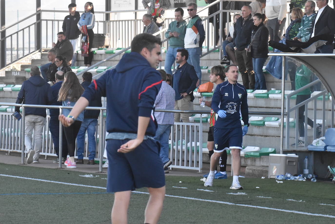 Explosión de alegría del Guijuelo tras clasificarse para el playoff