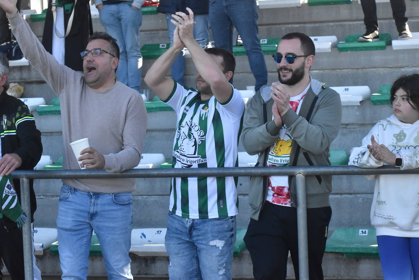 Explosión de alegría del Guijuelo tras clasificarse para el playoff