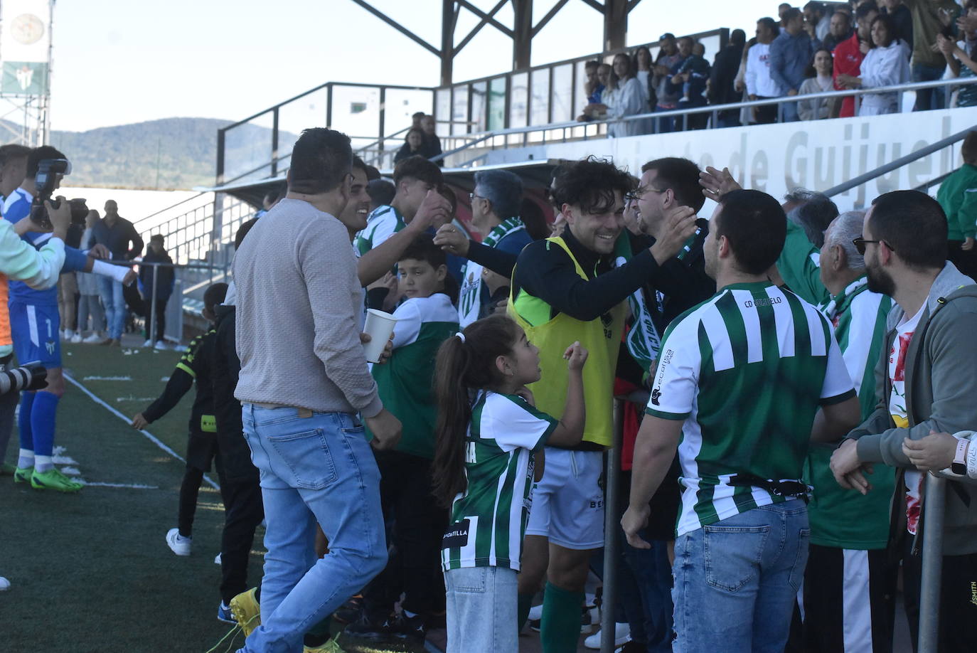 Explosión de alegría del Guijuelo tras clasificarse para el playoff