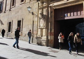 Exteriores de la Universidad Pontificia.