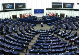 El Parlamento Europeo, durante la sesión plenaria.