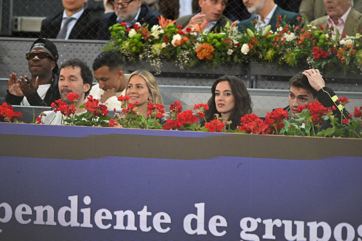 Nadal llena la Caja Mágica de VIPS: Felipe VI, Vinicius, Zidane, Pablo Motos...