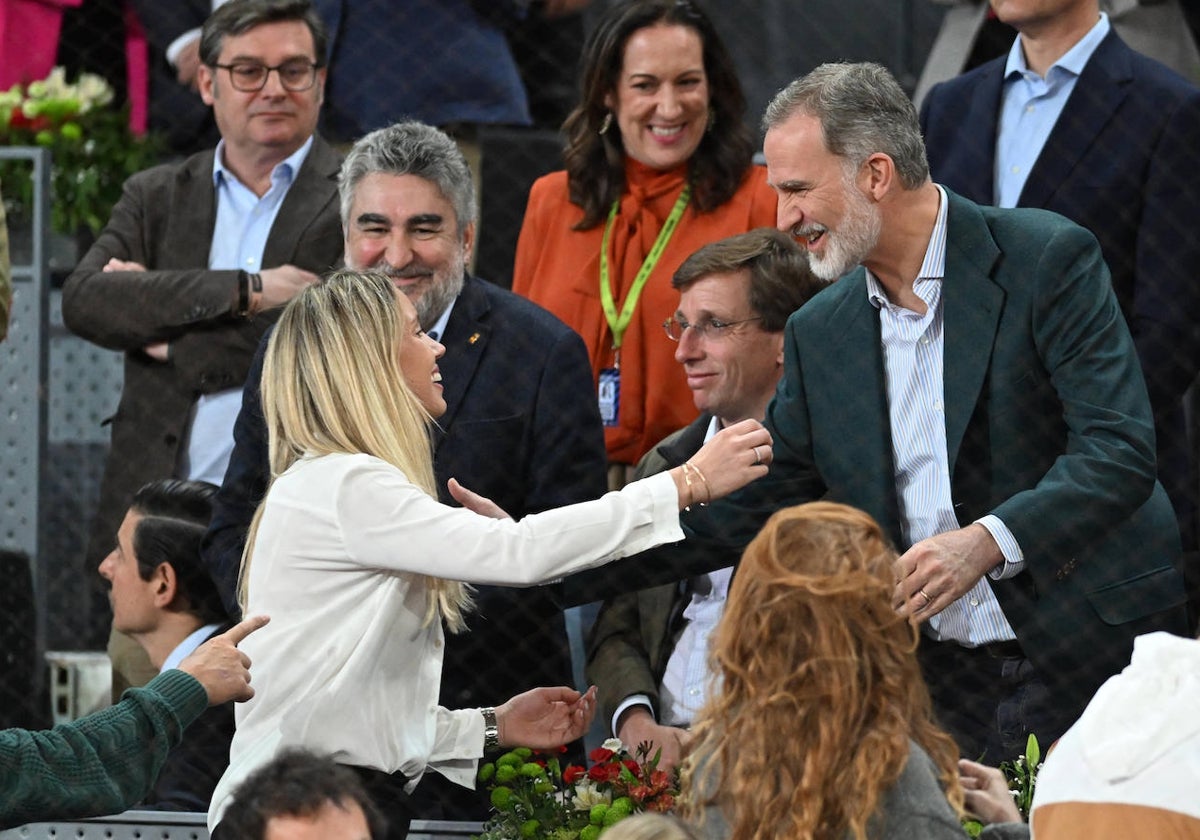 Nadal llena la Caja Mágica de VIPS: Felipe VI, Vinicius, Zidane, Pablo Motos...