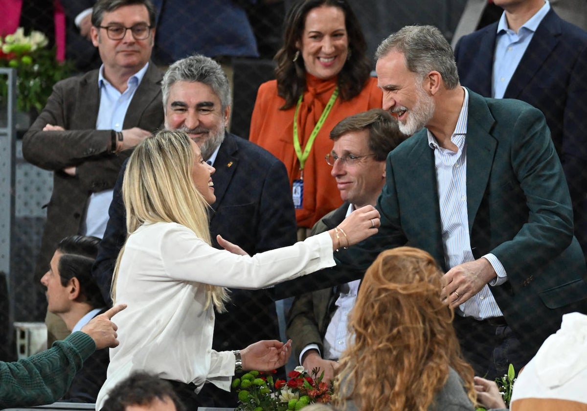 Nadal llena la Caja Mágica de VIPS: Felipe VI, Vinicius, Zidane, Pablo Motos...