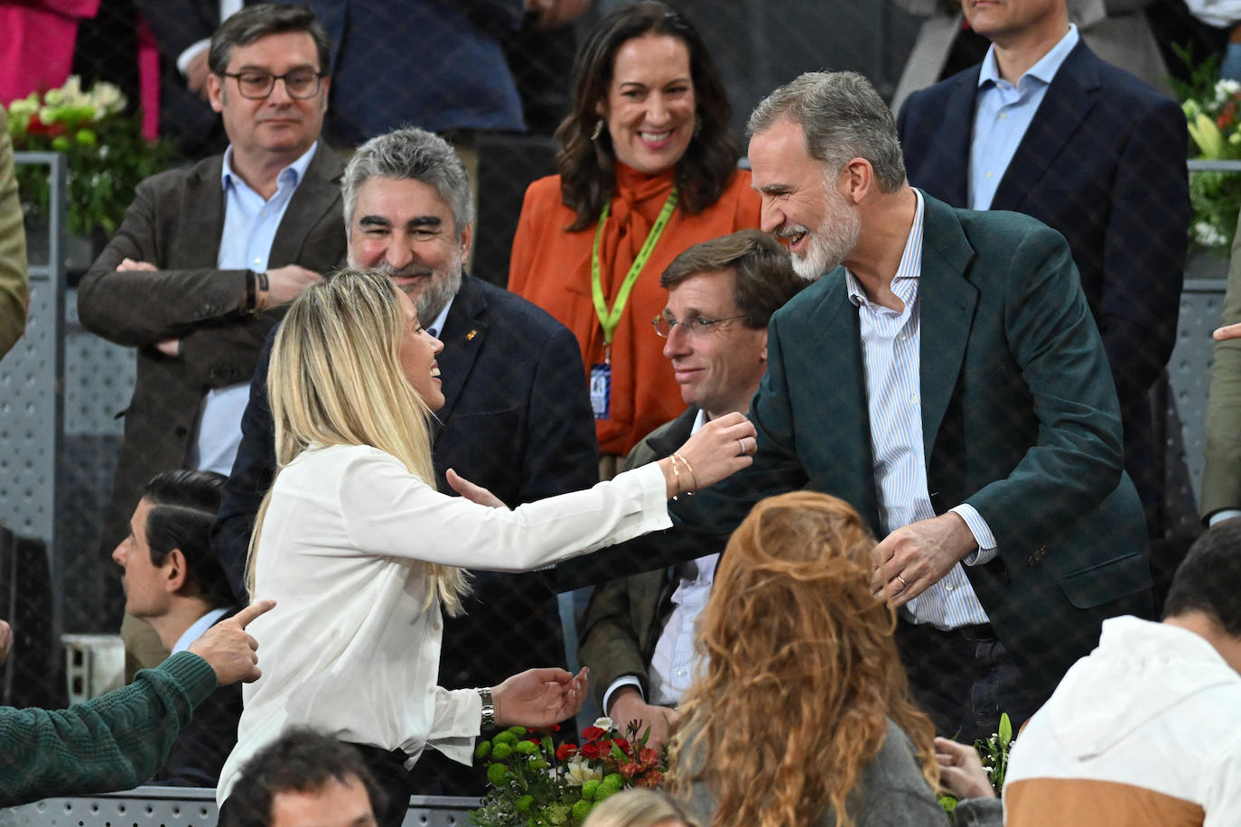 Nadal llena la Caja Mágica de VIPS: Felipe VI, Vinicius, Zidane, Pablo Motos...