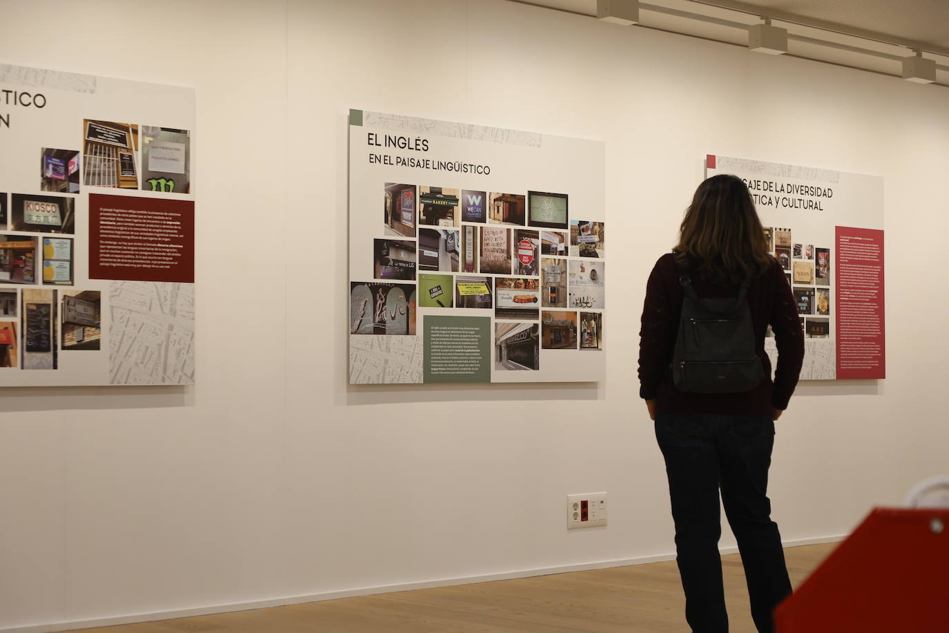 La Universidad inaugura la exposición &#039;el paisaje lingüístico, un paseo en el discurso público&#039;