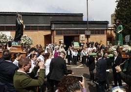 Procesión del patrón de San José, antes de ser suspendida