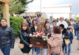 Imagen del inicio de la procesión en honor a San José Obrero