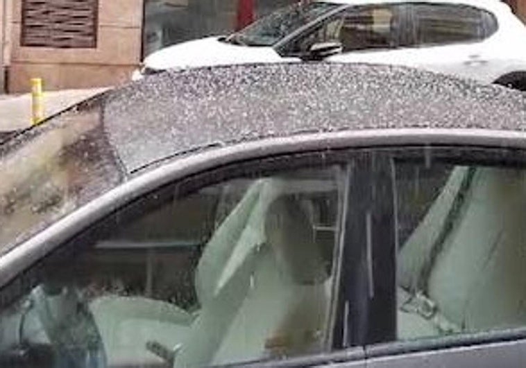 Granizo en Salamanca