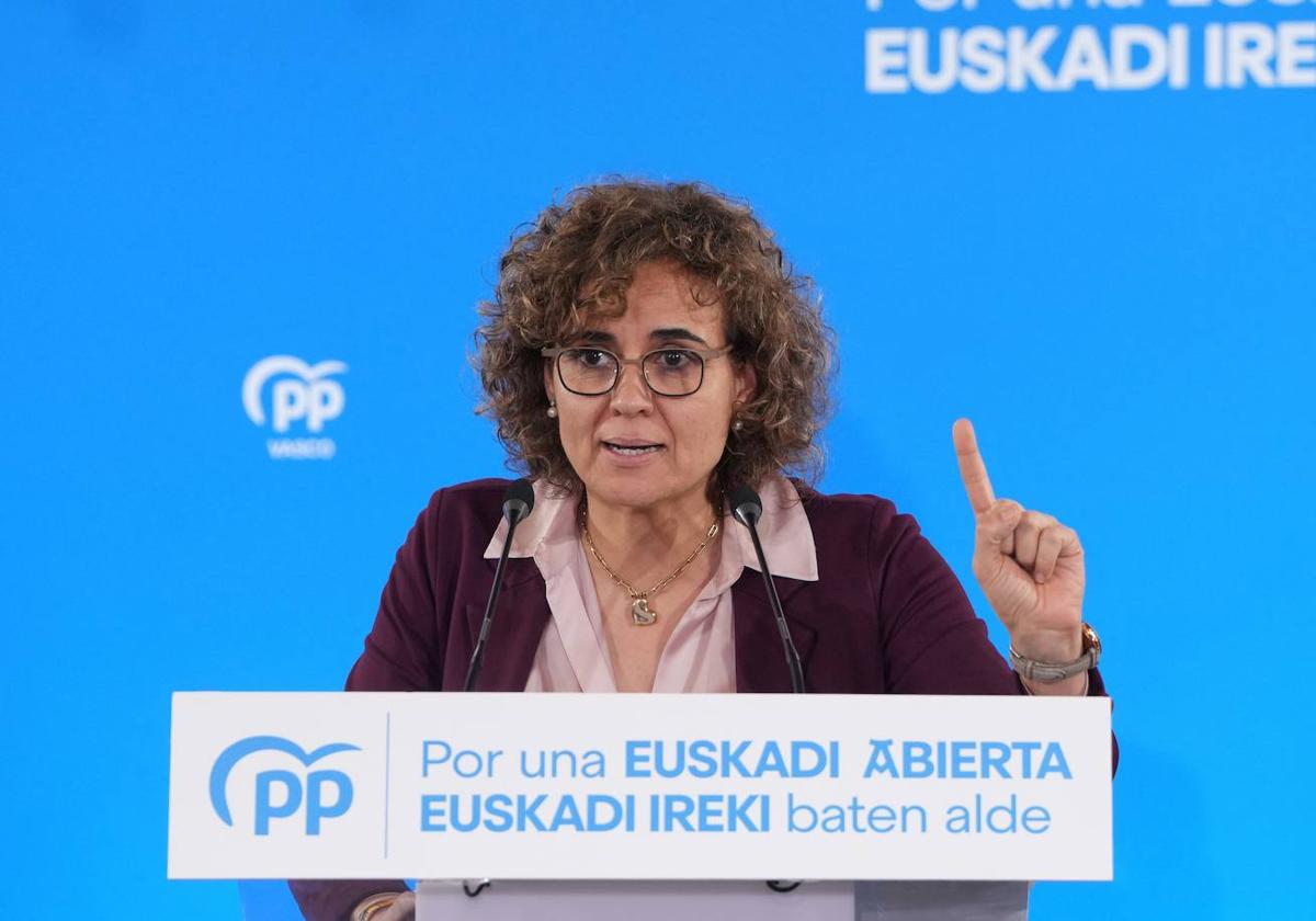 La eurodiputada Dolors Montserrat en un acto electoral.