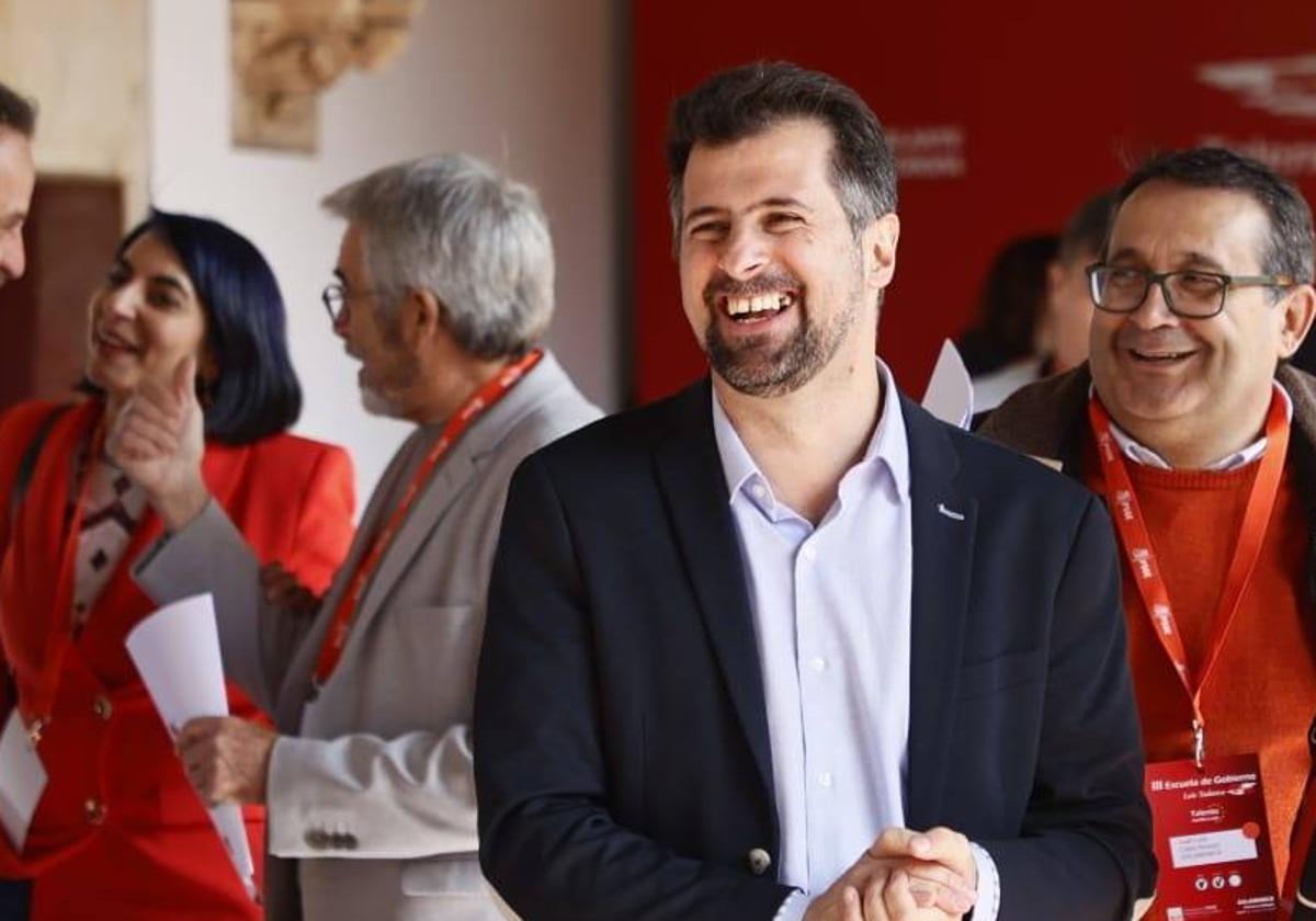 Luis Tudanca, en el acto organizado en Salamanca.