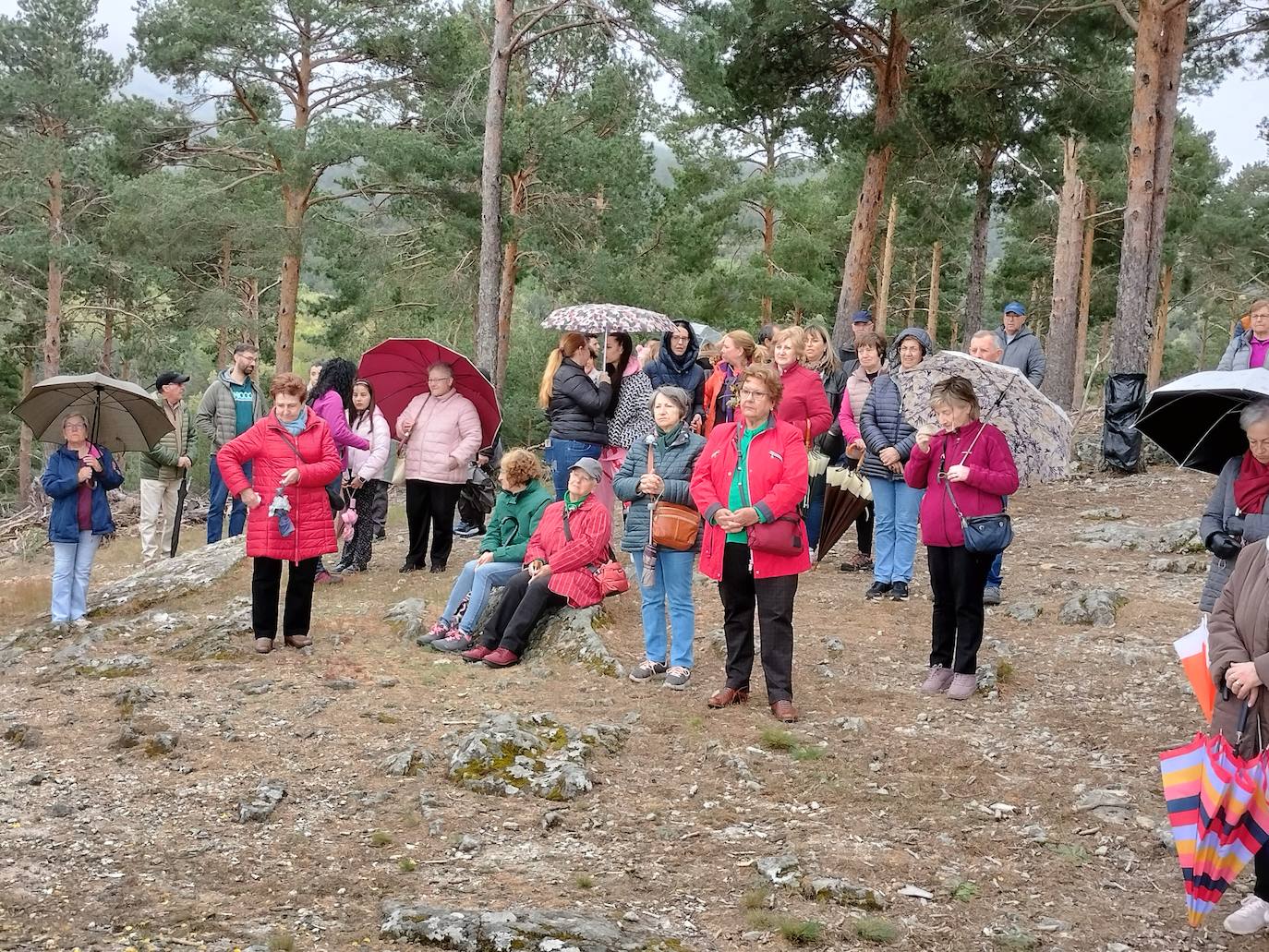 Candelario bendice sus campos bajo la lluvia