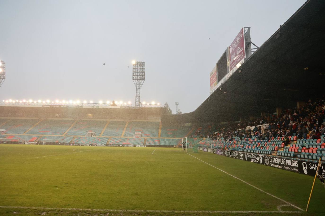 Búscate en la grada del Helmántico en el partido frente a la SD Ponferradina B