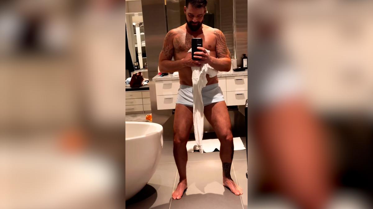 Ricky Martin revoluciona las redes posando en calzoncillos: «Solo ahora»