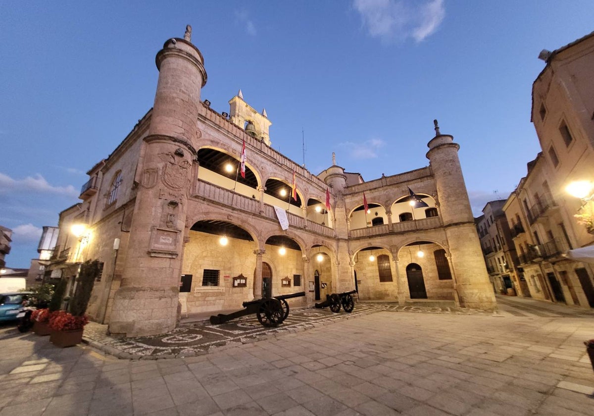 Imagen de archivo de la Plaza Mayor de Ciudad Rodrigo