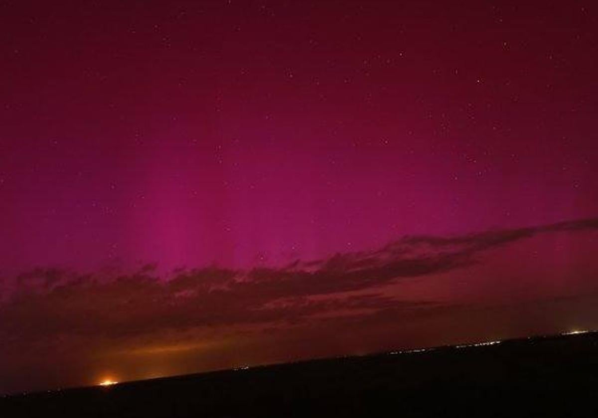 Espectacular vista del cielo de Salamanca la noche de este viernes al sábado.