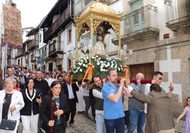 Llegada del Cristo del Refugio a la ermita del Humilladero