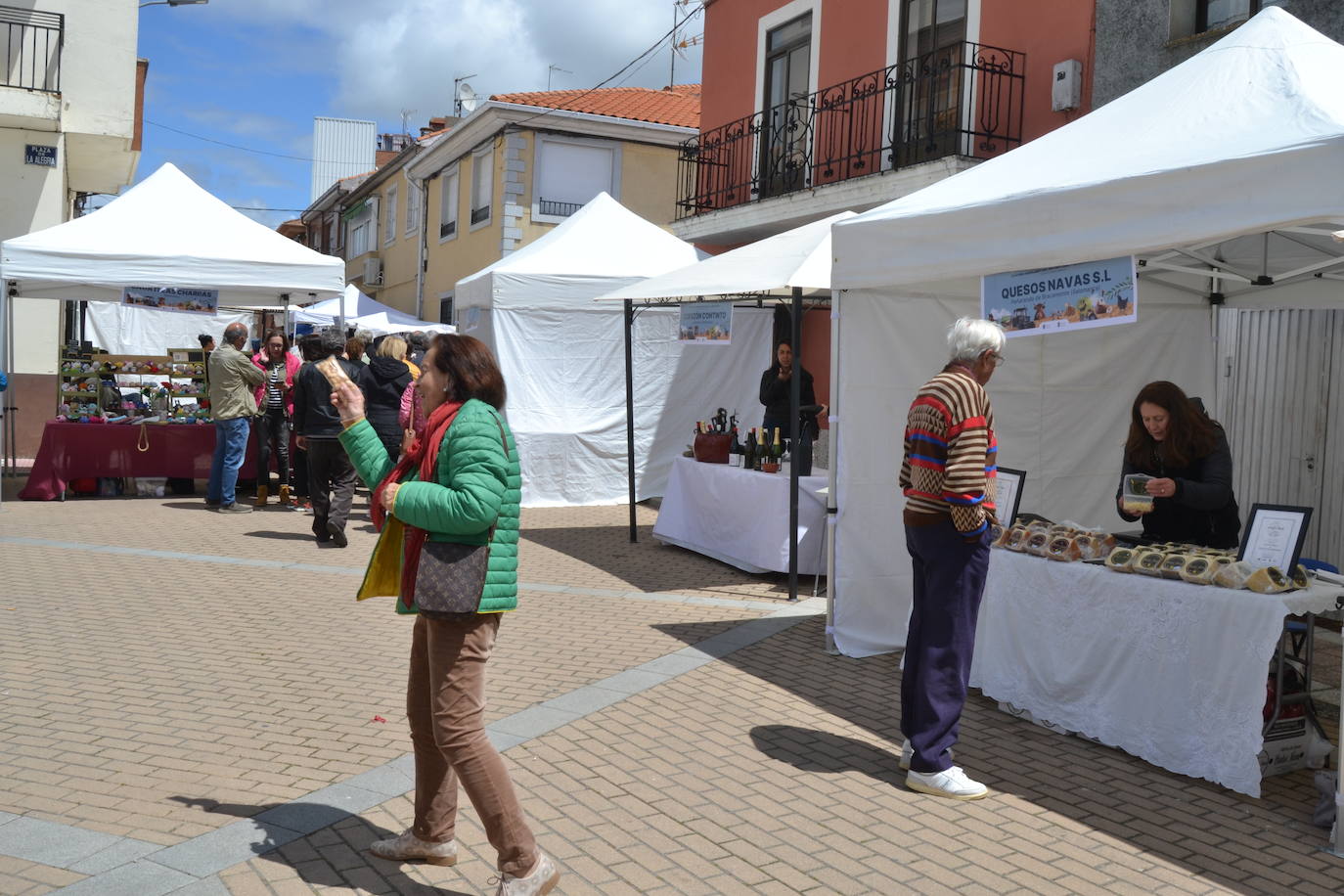 Ambiente de feria en Lumbrales con motivo de San Isidro