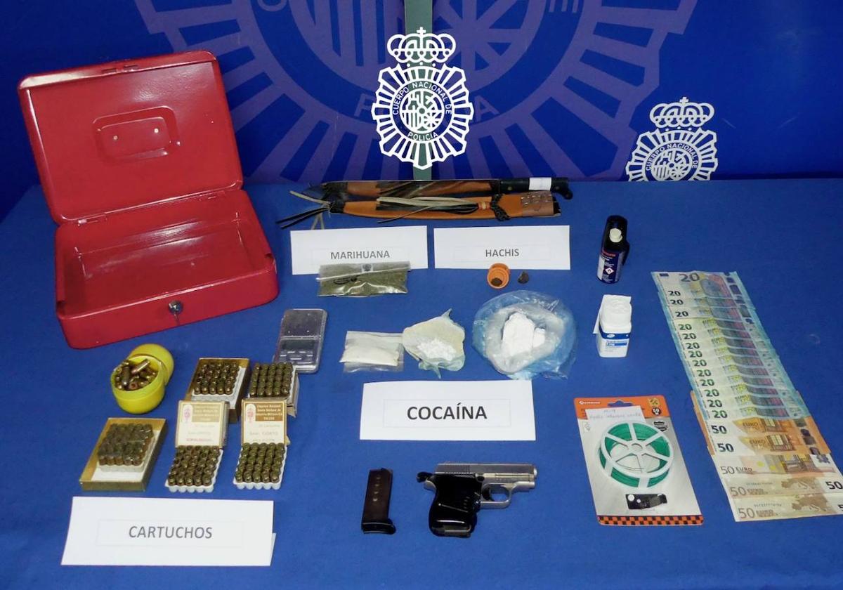 La droga incautada en la Operación 'Brujo'.