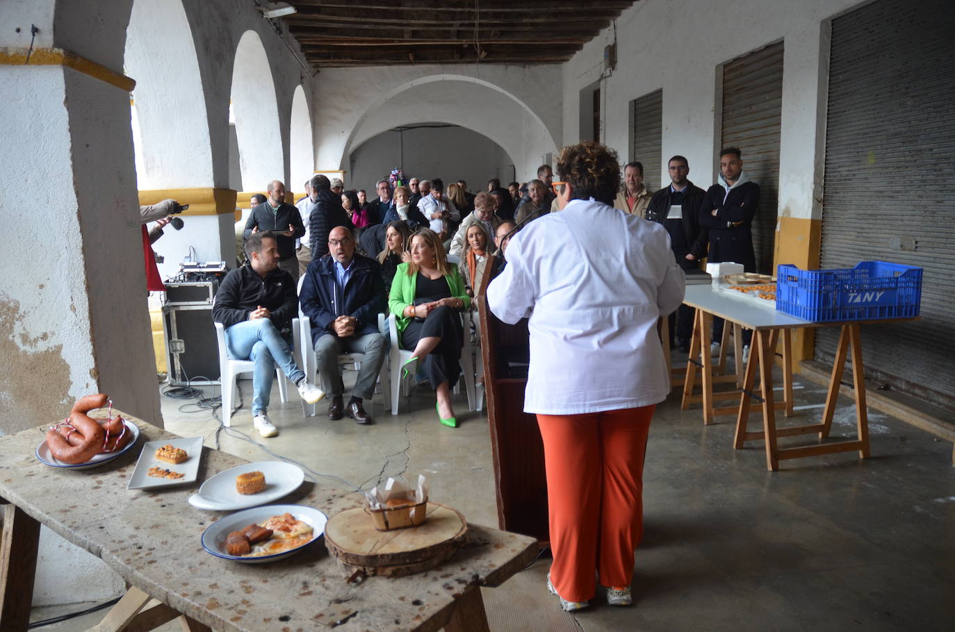 Pregón pasado por agua en el inicio de la III Feria del Farinato de Ciudad Rodrigo