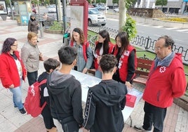 Imagen de una de las actividades realizadas esta tarde en La Corredera.TEL