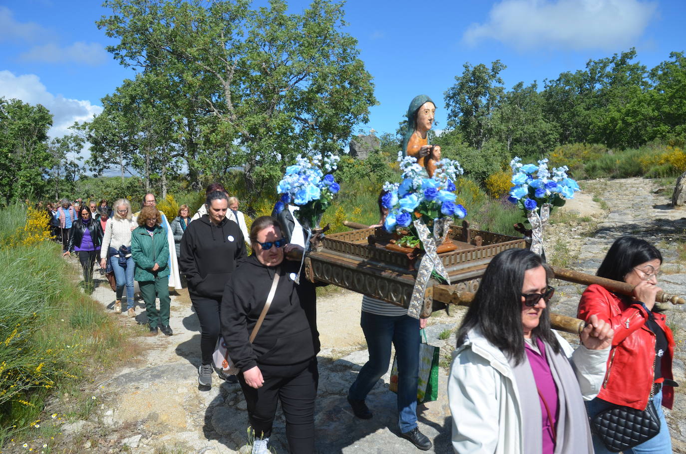 El fervor de La Alberca por la Virgen de Majadas, en imágenes