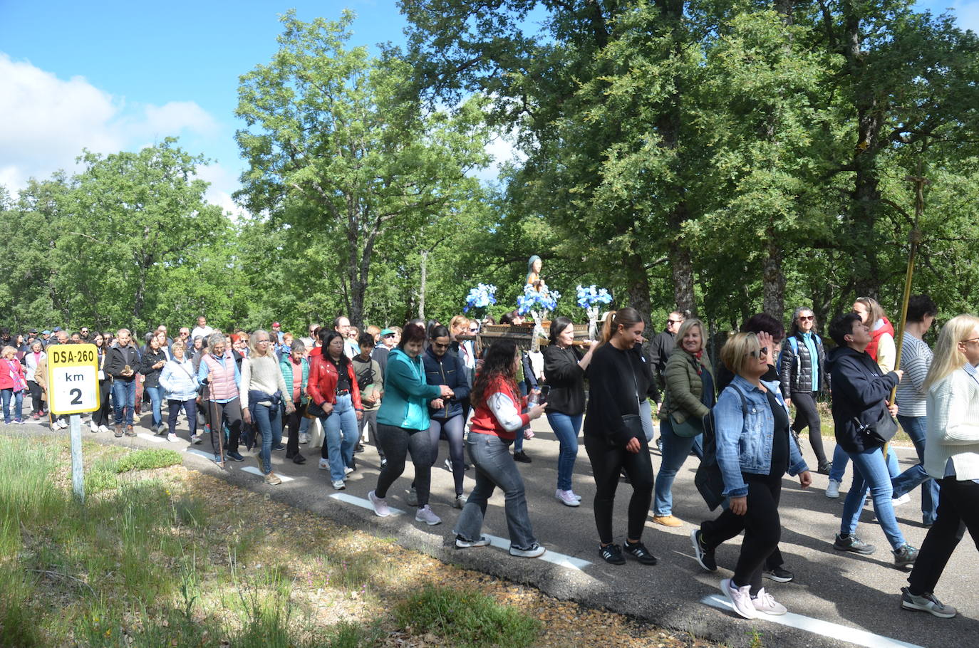 El fervor de La Alberca por la Virgen de Majadas, en imágenes