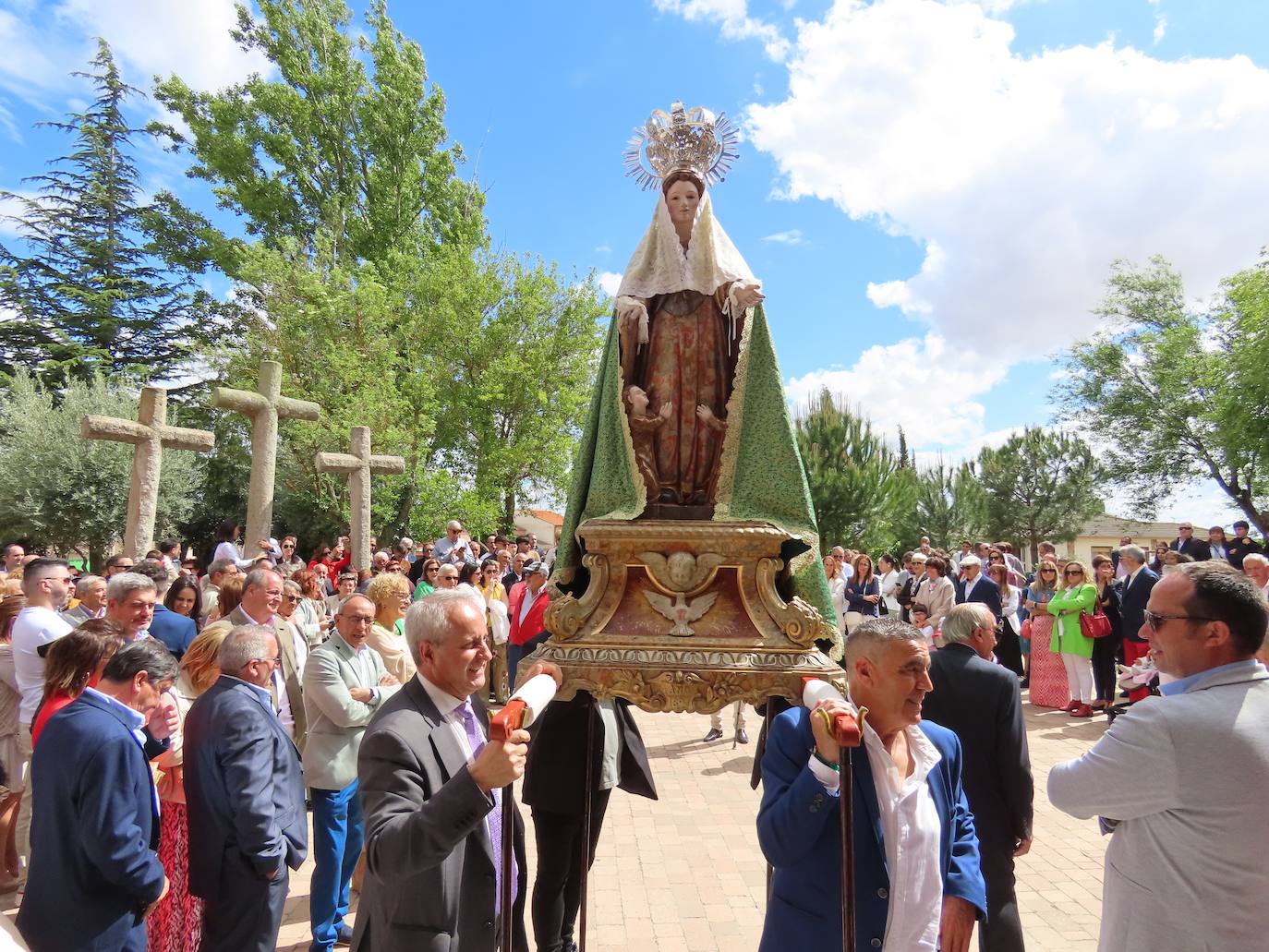 Devoción a la Virgen de la Misericordia en la fiesta patronal de Cantalapiedra