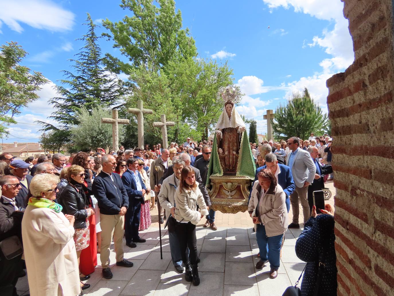 Devoción a la Virgen de la Misericordia en la fiesta patronal de Cantalapiedra