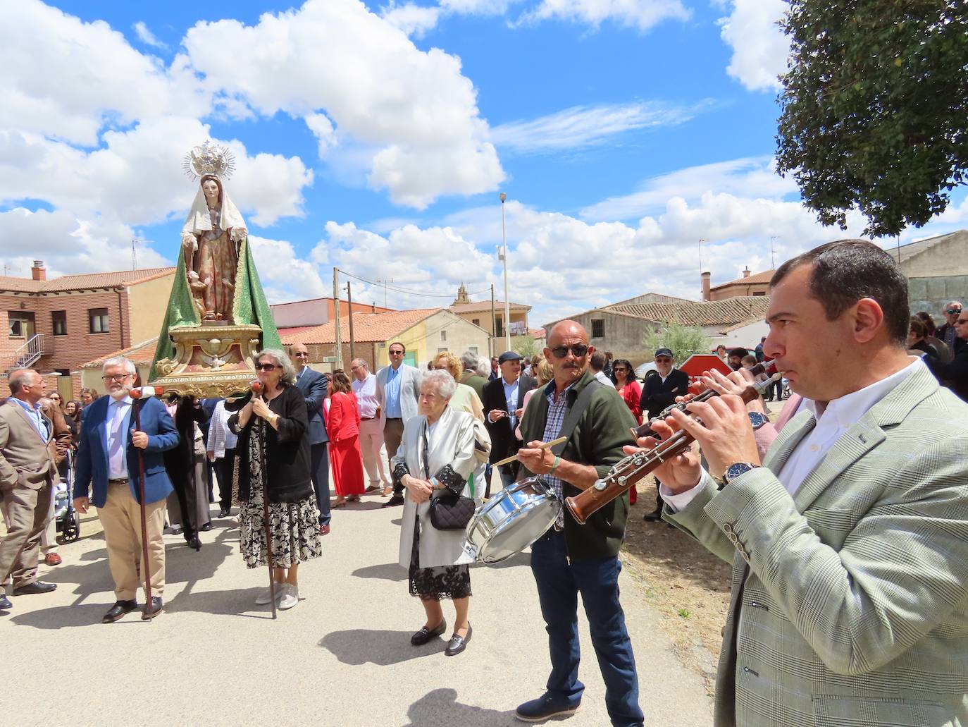 Devoción a la Virgen de la Misericordia en la fiesta patronal de Cantalapiedra