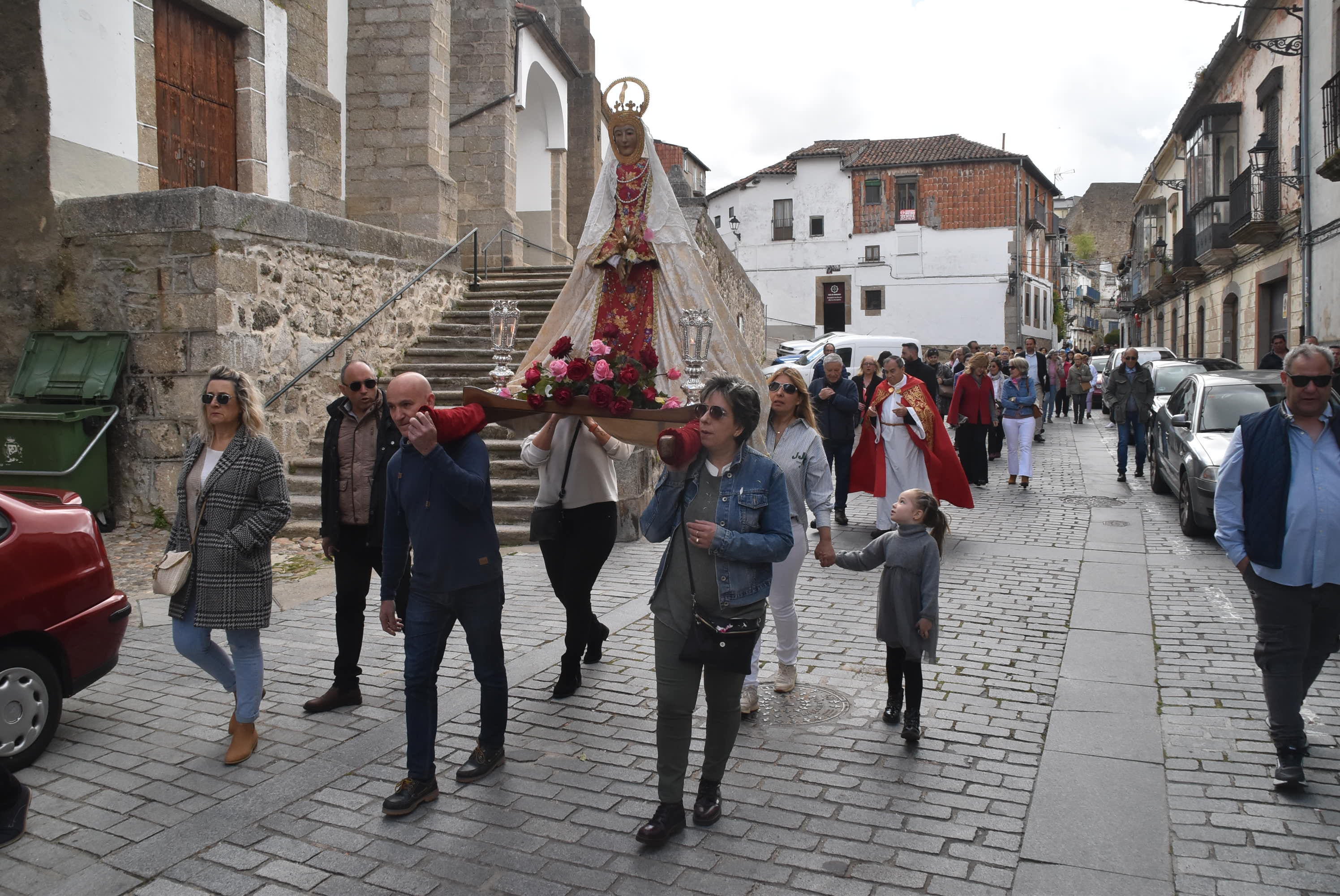 Béjar revive la tradición de la fiesta con la Virgen de la Antigua