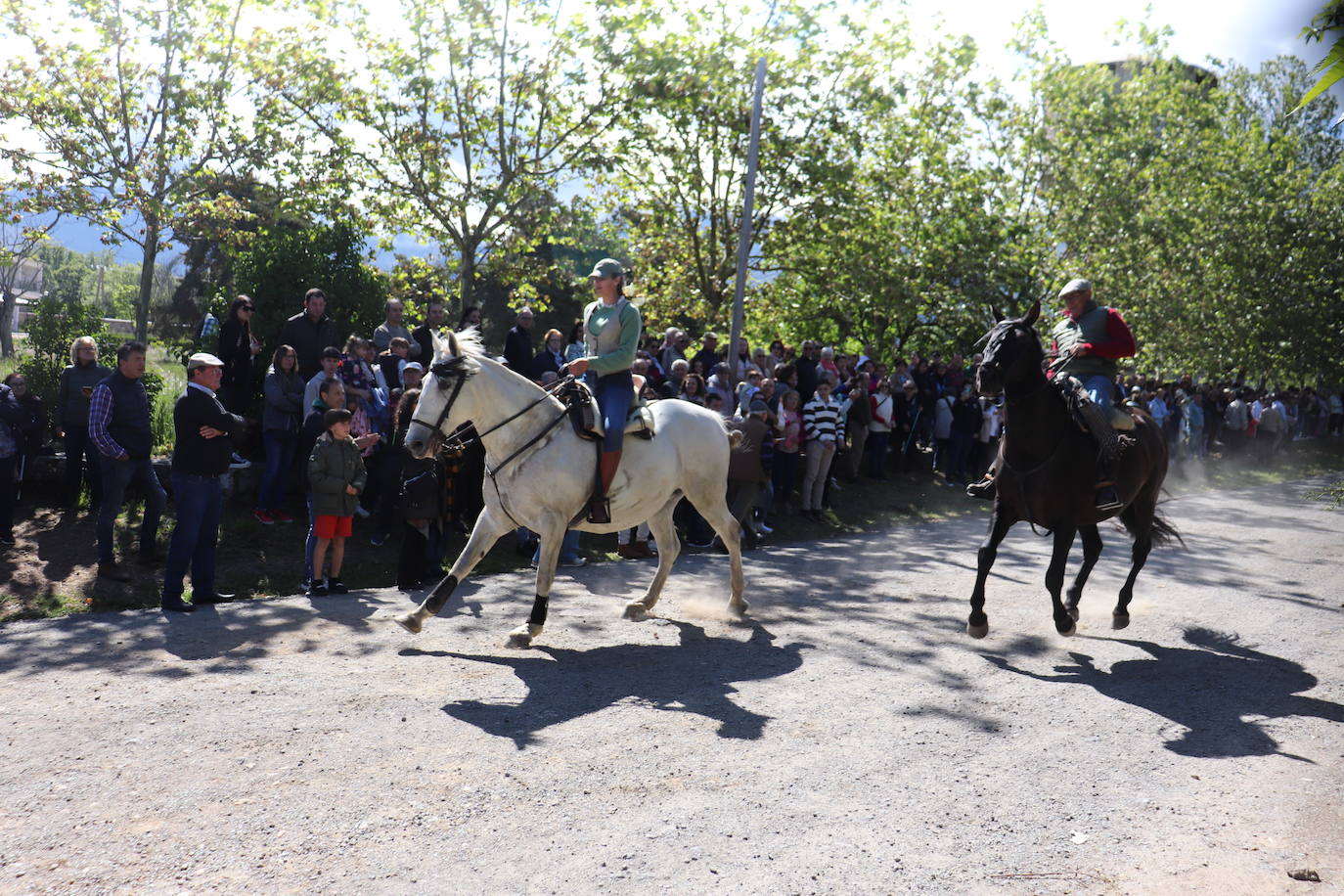 Los paporros llenan El Castañar de Béjar para honrar a la patrona