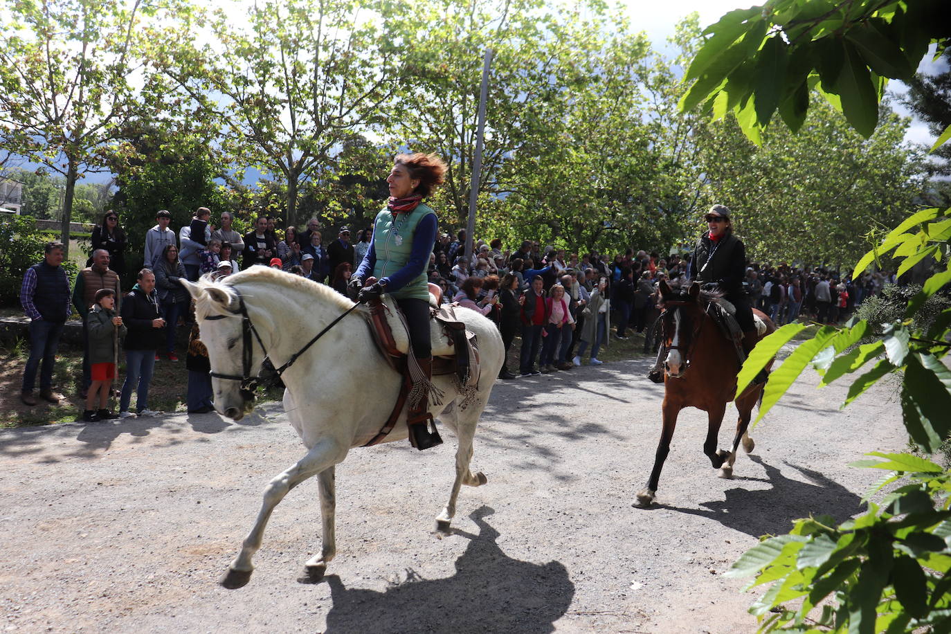 Los paporros llenan El Castañar de Béjar para honrar a la patrona