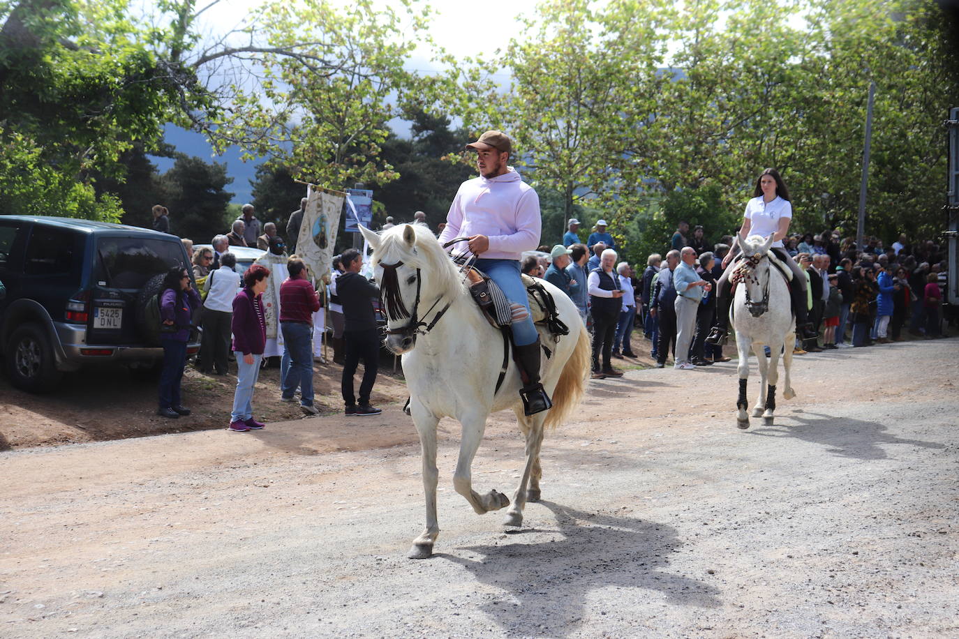 Los paporros llenan El Castañar de Béjar para honrar a la patrona