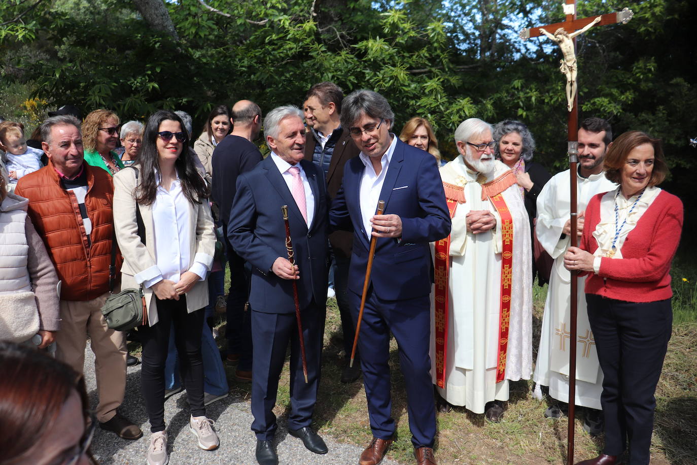 Los paporros llenan El Castañar de Béjar para honrar a la patrona