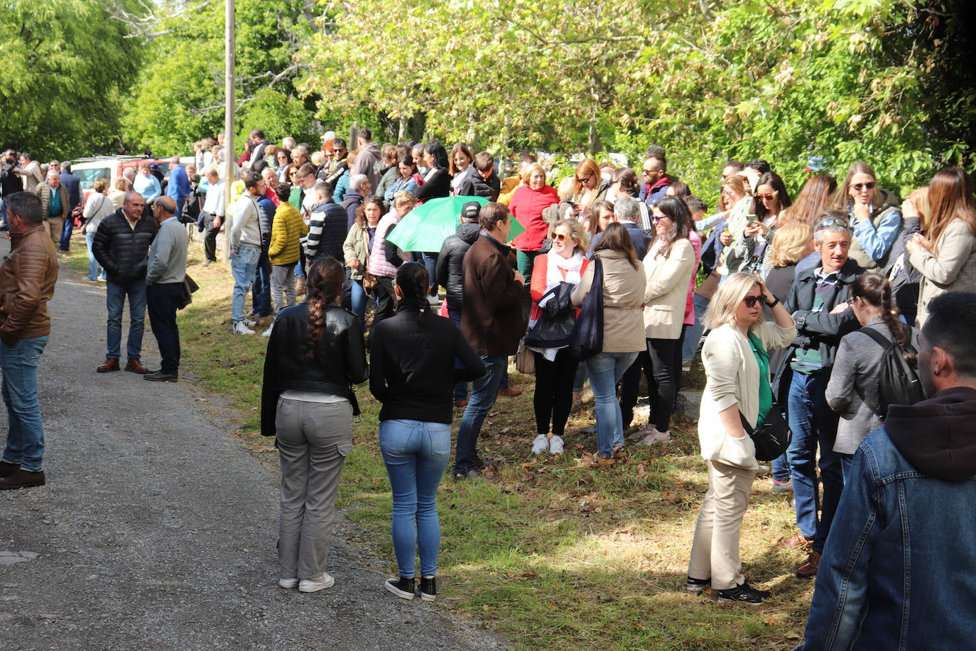 Los paporros llenan El Castañar de Béjar para honrar a la patrona