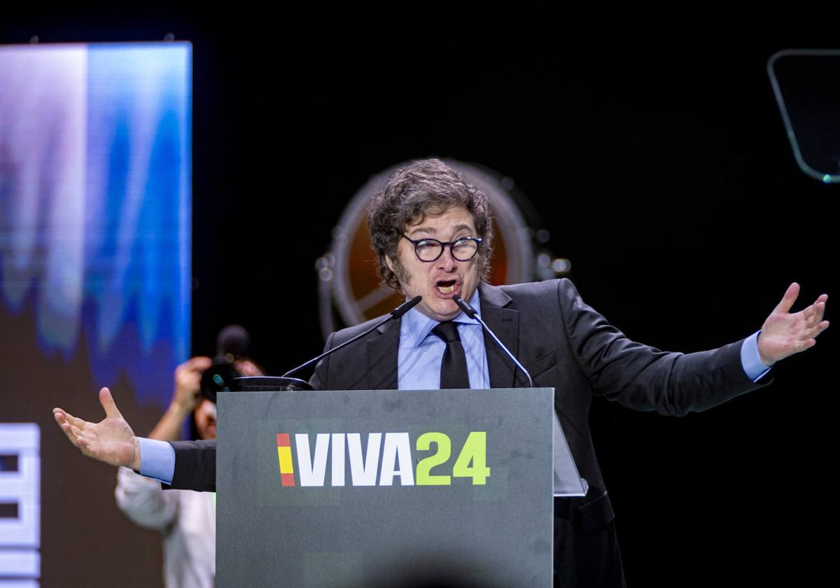 El presidente de Argentina, Javier Milei