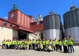 Foto de la visita en Cobadú.