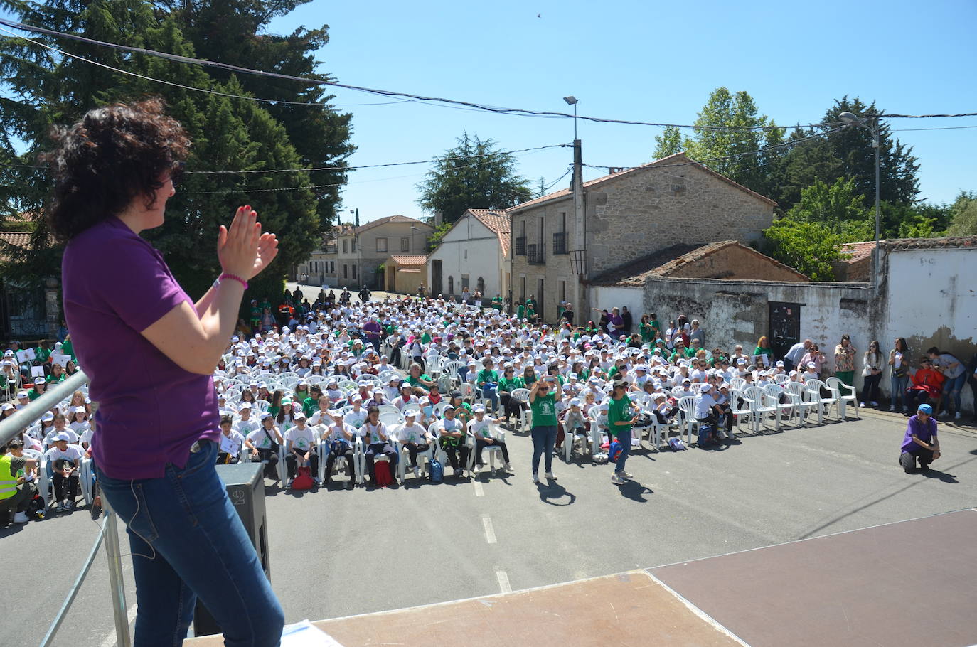 El ritmo desbocado de casi mil alumnos de escuelas de toda la provincia