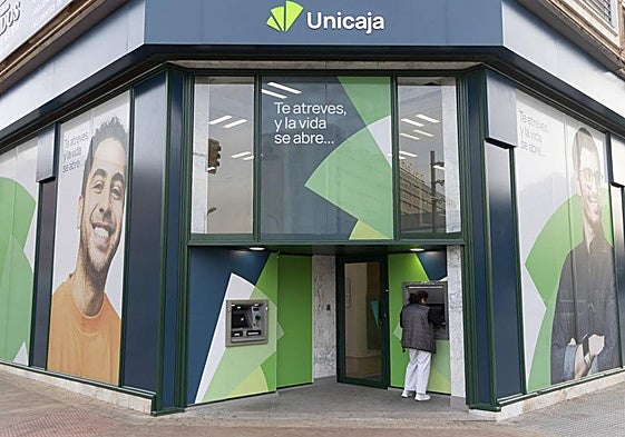 Una sucursal de Unicaja.