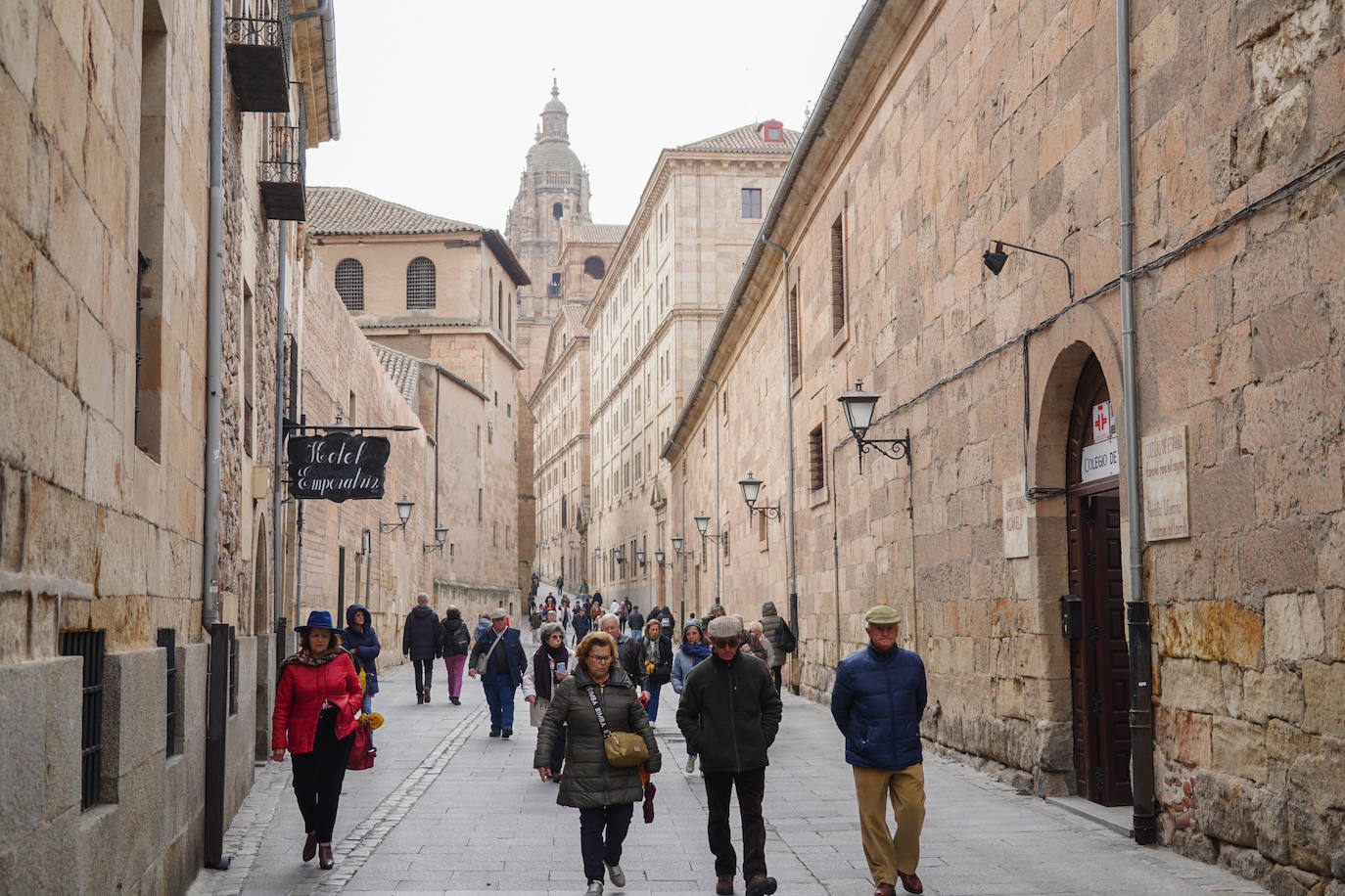 La calle Compañía, en la actualidad.