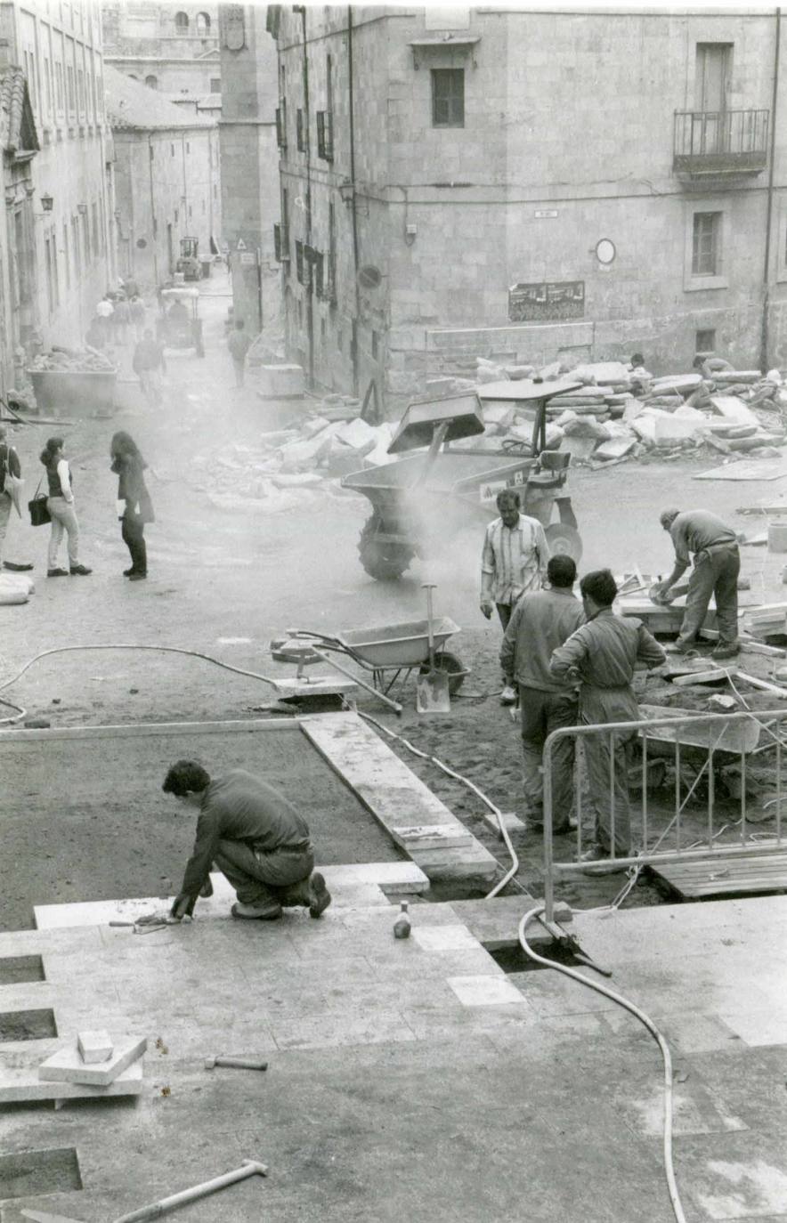 La calle Compañía, hace casi 40 años.