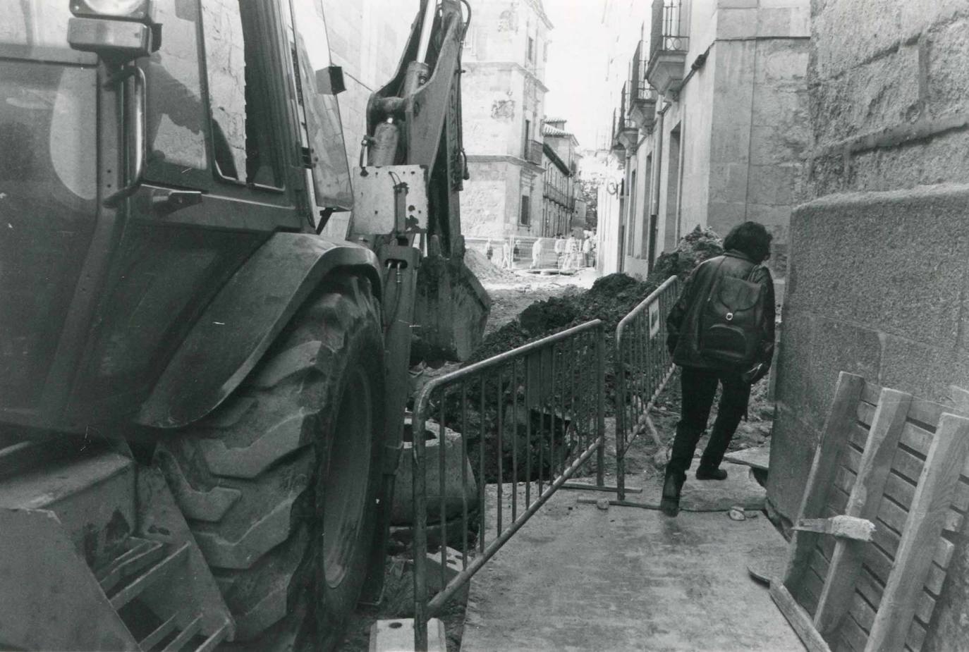 La calle Compañía, hace casi 40 años.