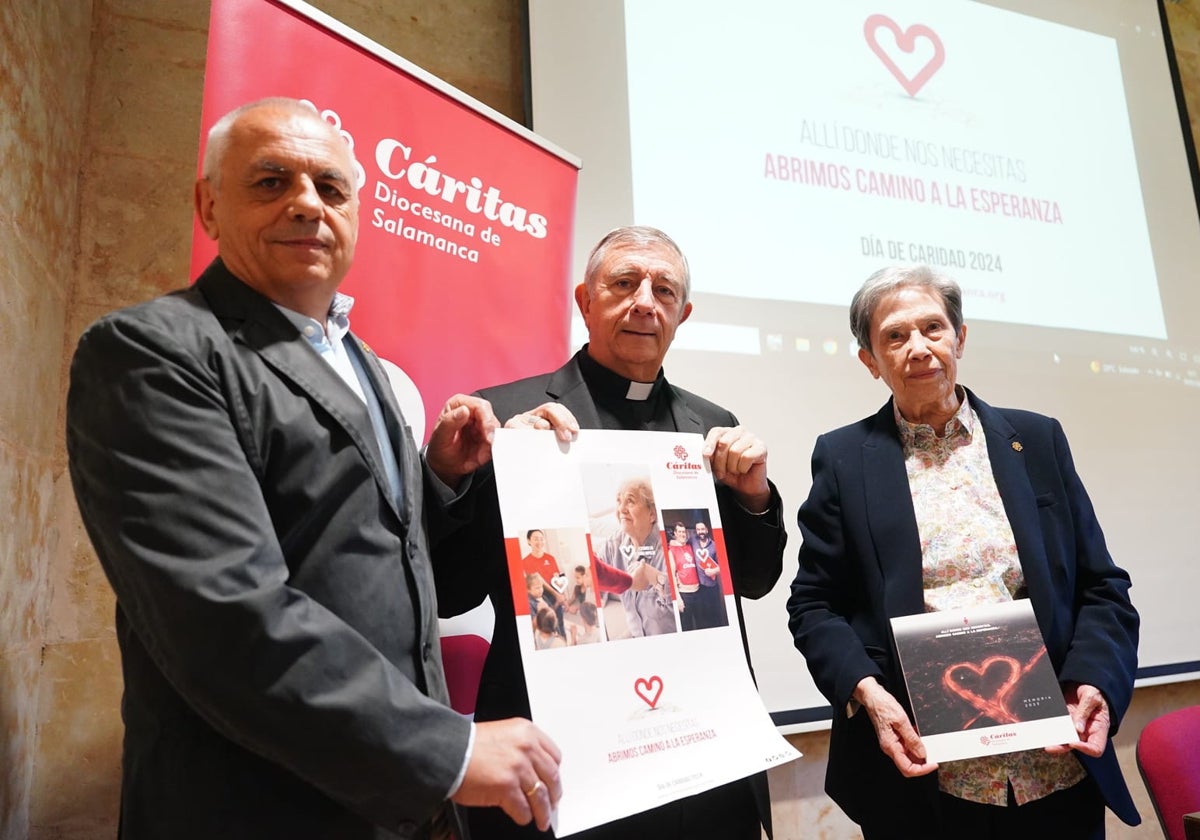 José María Rodríguez, José Luis Retana y Carmen Calzada.