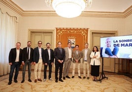 presentación de la cena benéfica para reunir fondos la 'La sonrisa de María'.