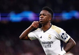 Vinicius, del Real Madrid.